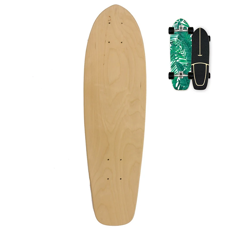 

2022 double 11 popular Long Board china maple wooden Skateboard deck for wholesaler