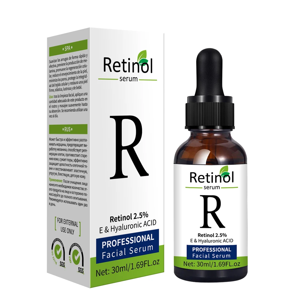 

Organic Skincare Retinol Essence Moisturizing Skin Anti-aging and Fine Lines Fading Retinol spot-fading Remove spots face serum
