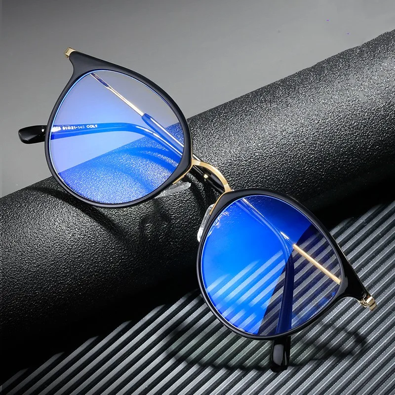 

Jiuling eyewear new trending colorful thins frame glasses custom myopia lens round women's eye glasses frame