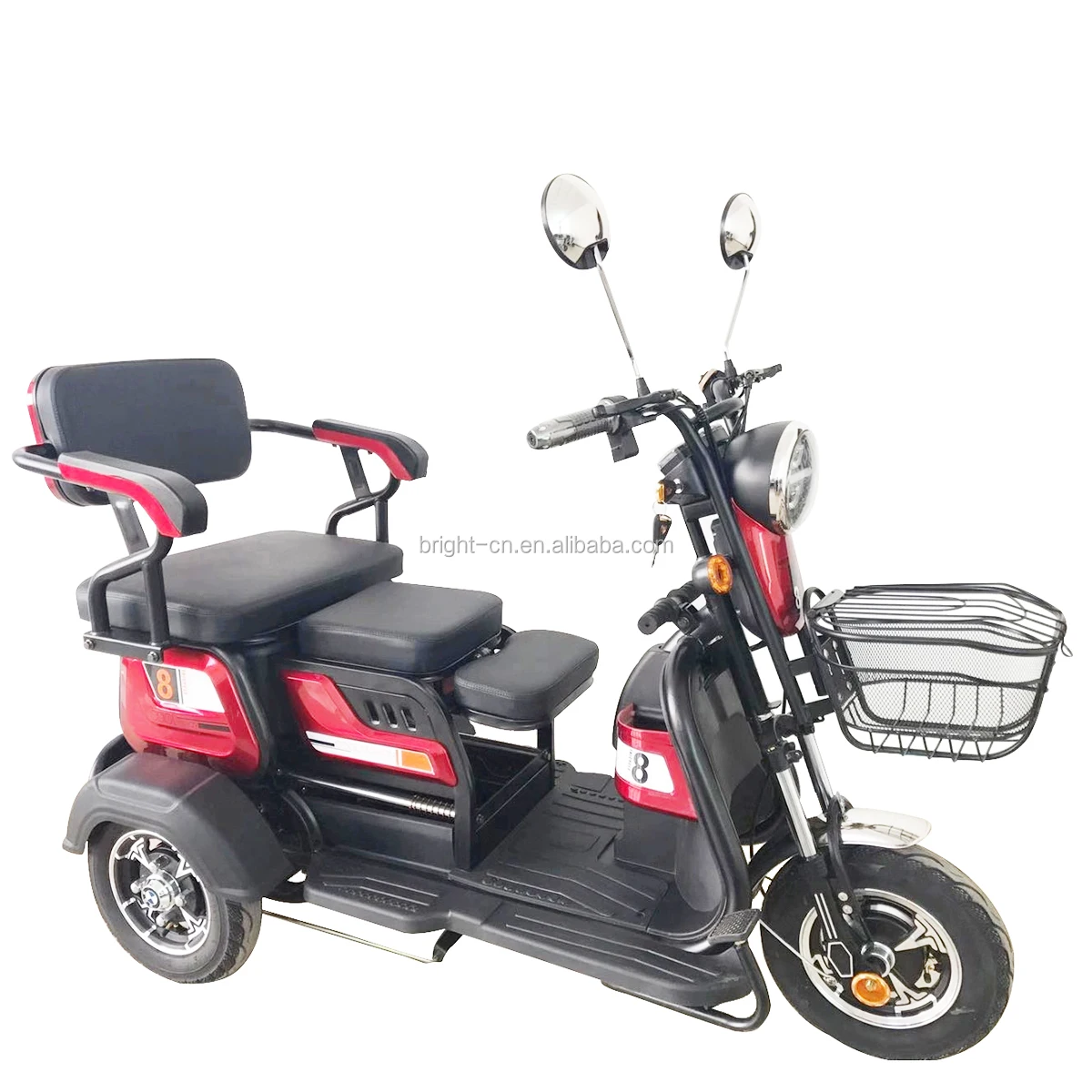 Electric Mobility Scooter Adult 3 Wheel Electric Tricycle Motorcycle