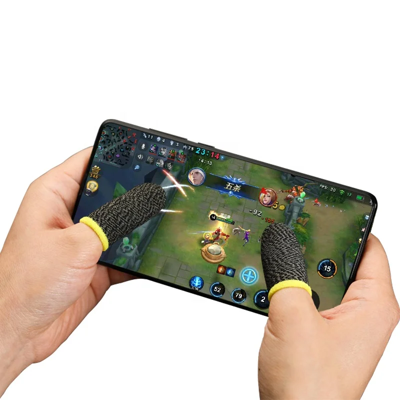 

Screen touch single finger sleeve for gaming pubg mobile cell phones suitable for phone gamepad