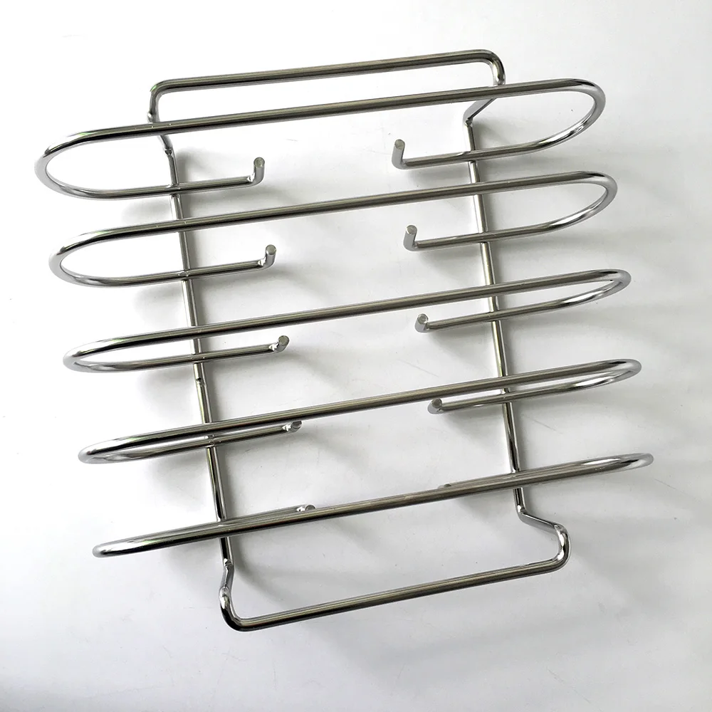 Hot Sale Stainless Steel Rib Grill Holder With Nonstick Paint Bbq Ribs