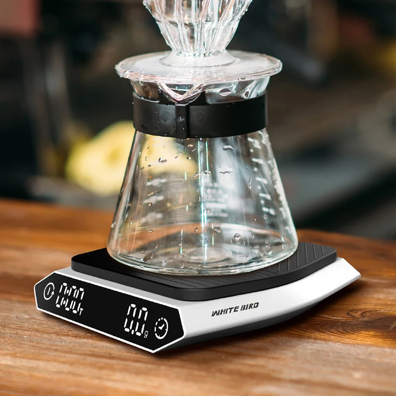 

2kg/0.1g Digital Drip Coffee Scale Kitchen Scales Weight LCD Electronic Scales With Timer Balance Electronic