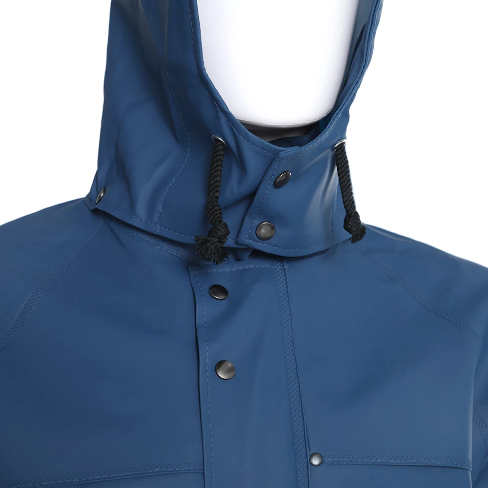 Dependable performance PVC raincoat mens rainwear  camping raincoat