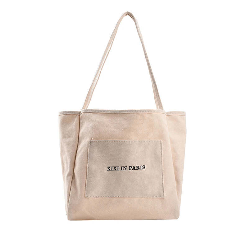 

2021 Promotional Wholesale Large Plain White Tote Bag Cotton Canvas Shopping Bags with logo printing, Khaki,blue,black,white,green,orange