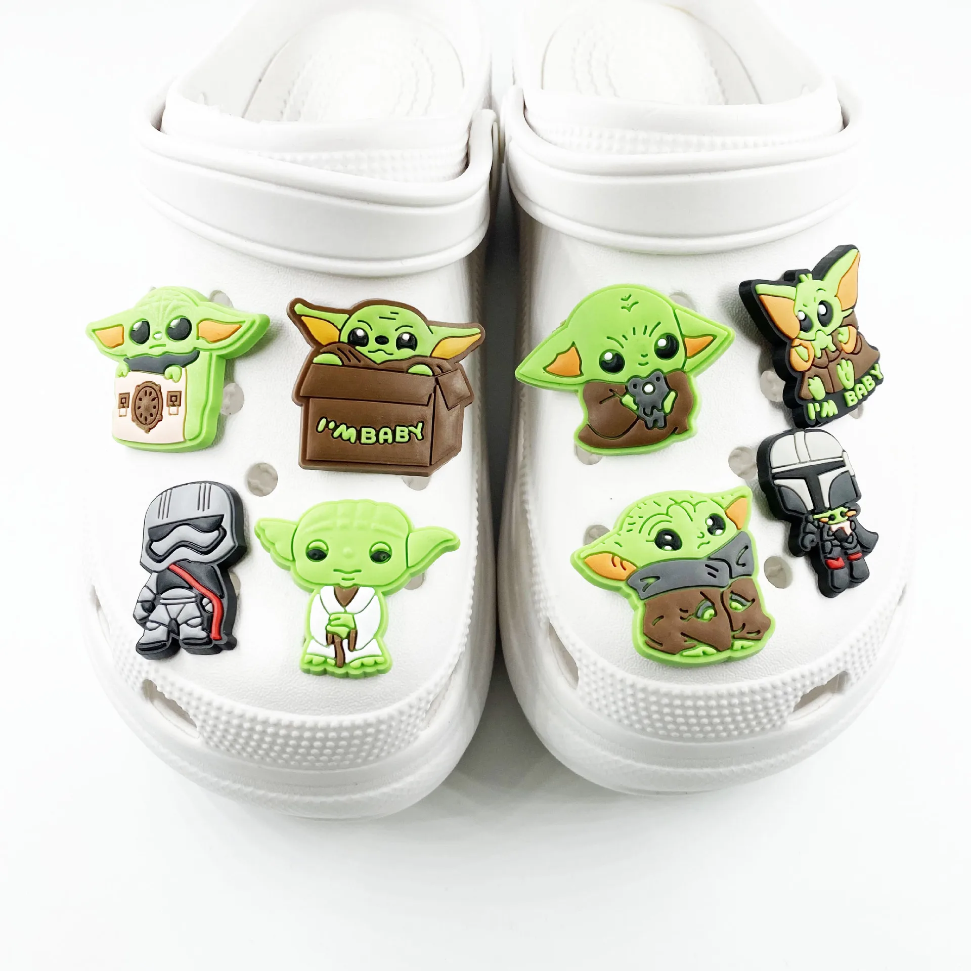 

2022 wholesale cartoon design custom shoe lace croc charms clog DIY pvc soft Shoe decoration As a gift for the child