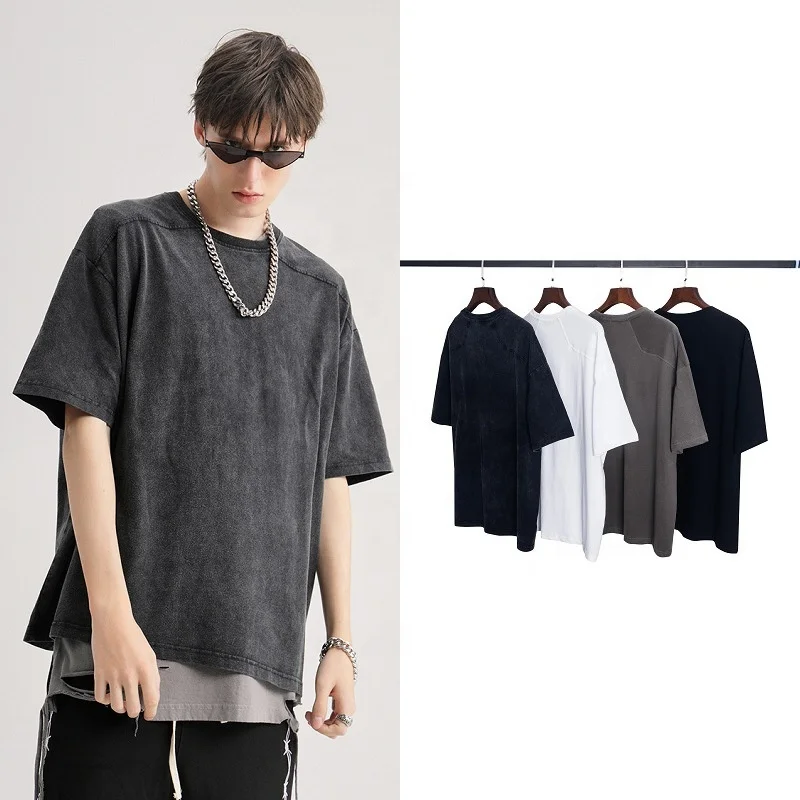 

Wholesale 100% cotton vintage acid washed t-shirt unisex