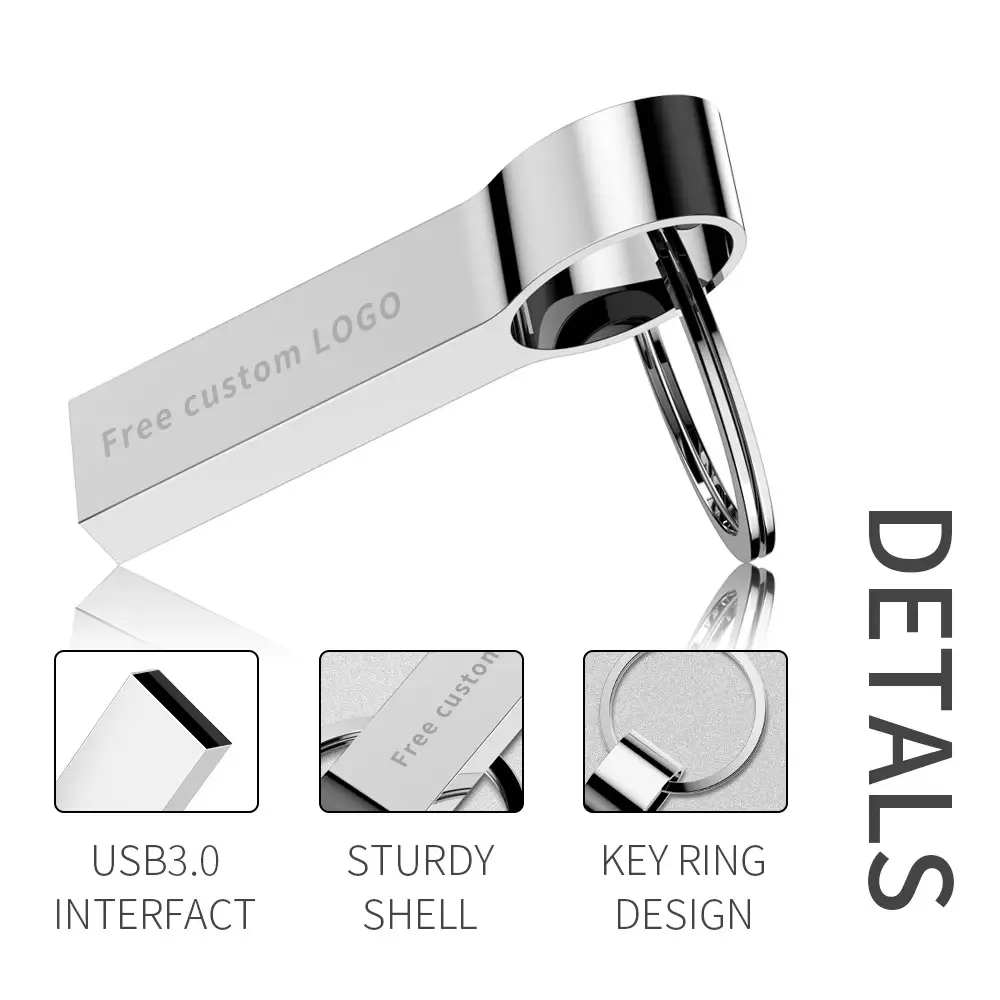 USB Flash Drive 4GB 8GB 16GB 32GB 64GB 128GB USB3.0 Custom key chain usb flash drive - ANKUX.COM