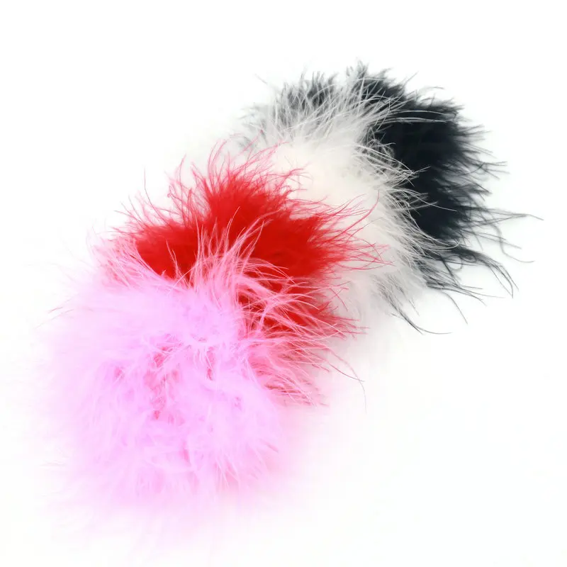 

Sexy Fur Nipple Pasties Resable Nipple Cover Red Pink Feather Adhesive Sexy lingerie Nipple Cover, White, red, pink, black