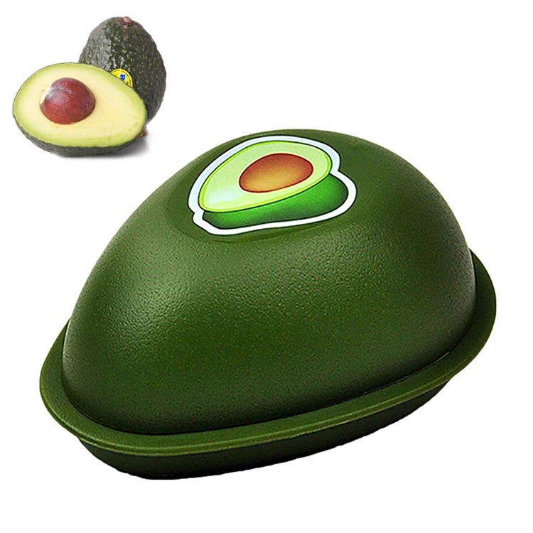 

Avocado Container Green Plastic Avocado Storage Keeper Pod