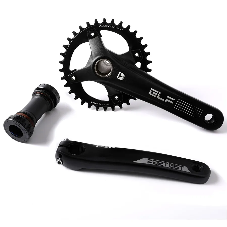 

Bicycle Parts Bicycle Crankset Mountain Bike Crankset Ebike Cranks MTB Bike Chainset Components with BB OEM, Customer's request