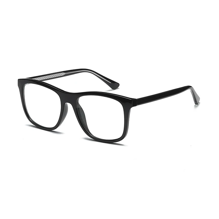 

2021 New amazon popular High Quality Insert a core in the foot TR90 square Frames Optics glasses Anti-blue light glasses, 5 colors