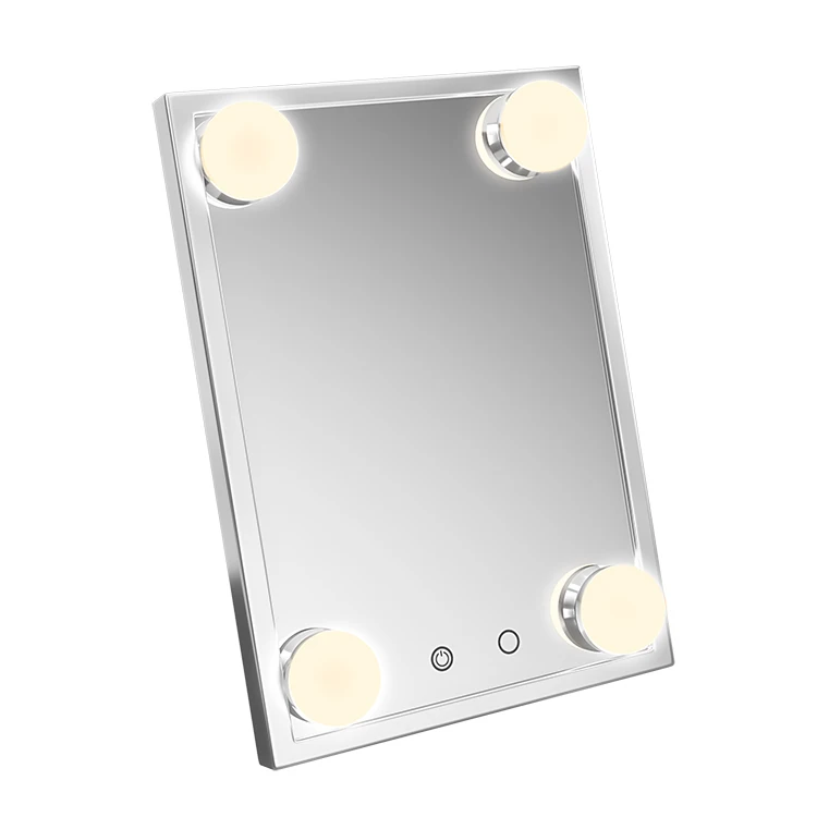 

4 LEDs Makeup Mirror Cosmetic Mirror with bathroom mirror led, Customized color