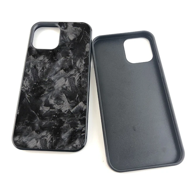 

Wholesale for iPhone models tpu pc fordge carbon fiber case, Black