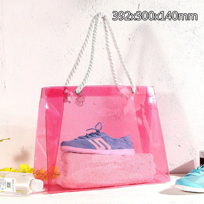 Personalized Neon Transparent Tote Bag