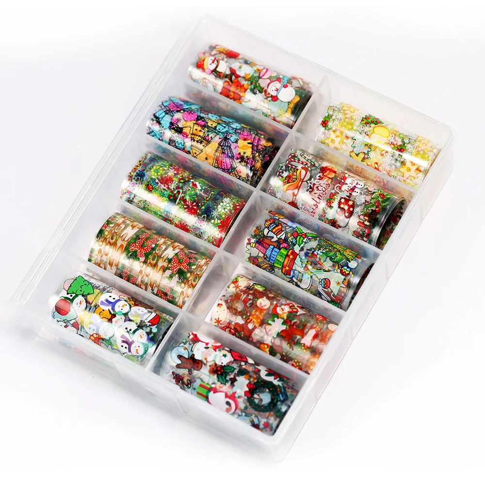 

Factory Wholesale Christmas Halloween Nail Foil Sticker Transfer Foil For Nail Art, Mixed color
