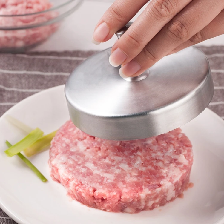 

Kitchen Food Molds Stainless Steel Hamburger Meat Press Molds Tools