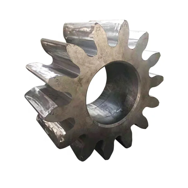 
large module precision forging steel sugar mill straight tooth spur gear 
