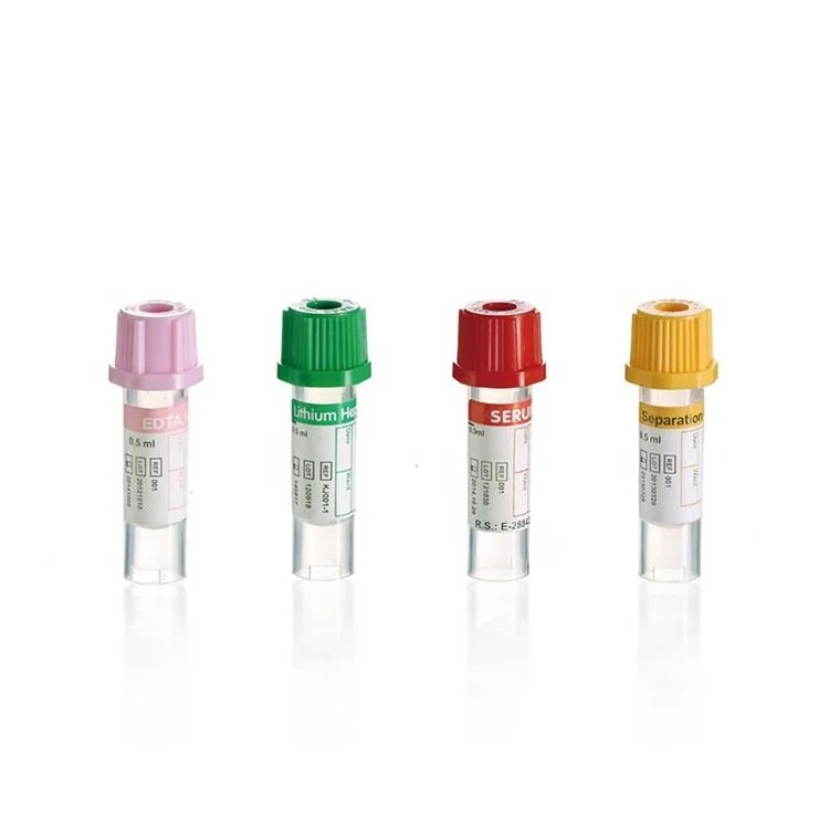 
0.5ml micro blood collection tubes 