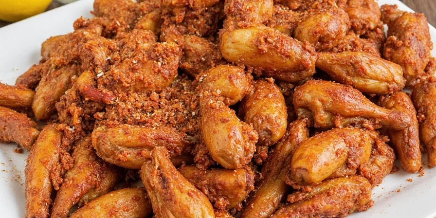 Chicken Being Rubbed With Seasoning