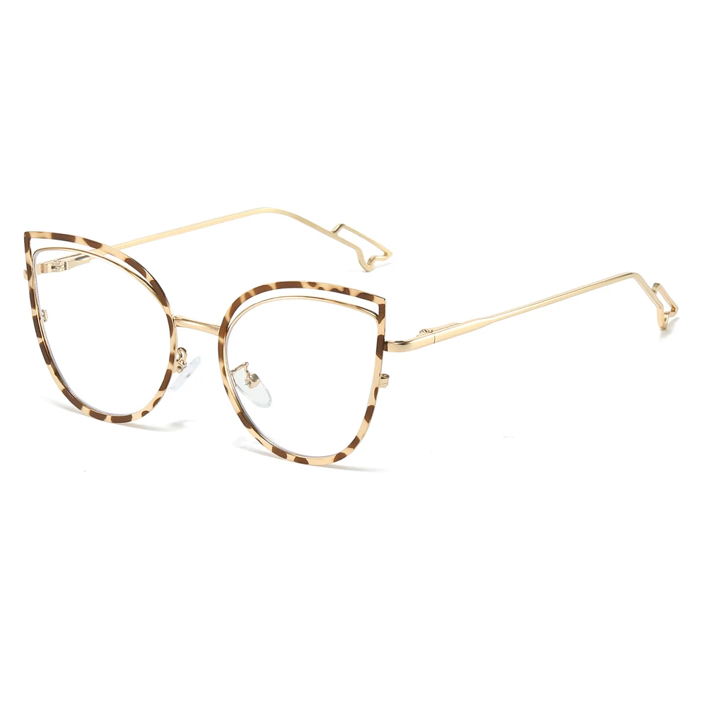 New Anti Blue Light Blocking Protect Glasses Women Fashion Retro Computer Eyeglasses Frames Fit Prescription Optical
