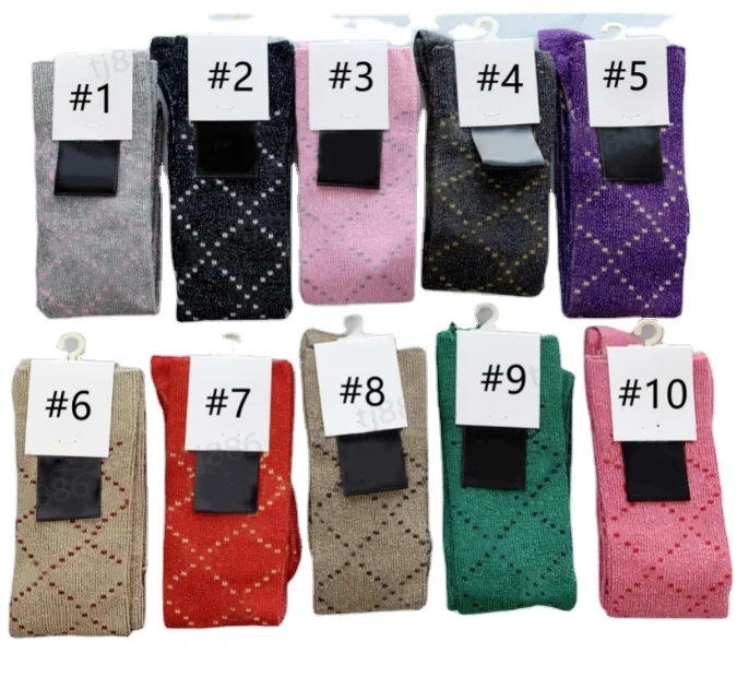 

100% cotton fashion sports ff socks luxury fashion designer gg socks for men and women, Image