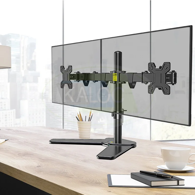

Adjustable Dual Monitor Arm Desk Stand Monitor Mount Arms