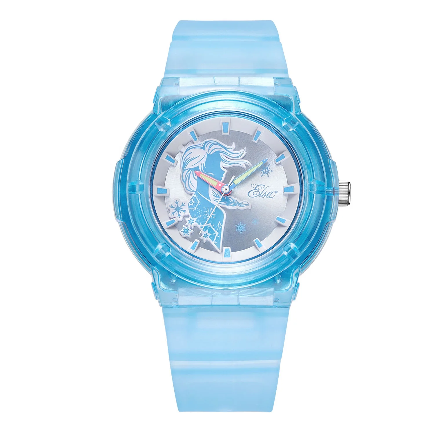 

Cartoon Children Luminous Hands Water Resistant Plastic Kids Quartz Reloj