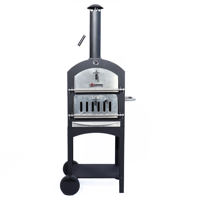 

Wood Fired Vertical Type Garden Pizza Oven Home Pizza Maker