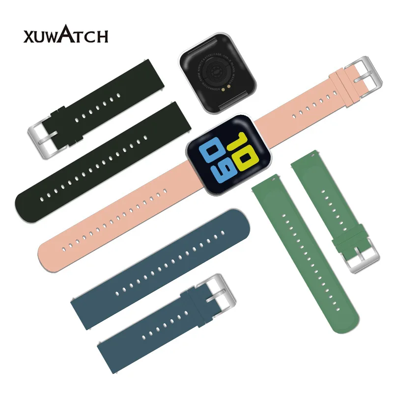 

Watch strap for Samsung Galaxy Watch Active Sport silicone Smart Wristbands for Samsung Gear S2 Classic strap 20 mm watch band, Multi colors