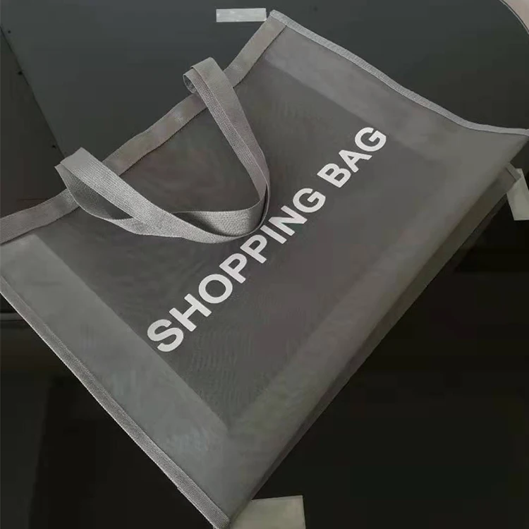 

Hot selling customized design clear mesh tote shopping bag shoulder bag cooler shopping bag, Blue, black, white, grey,red, yellow, and so on