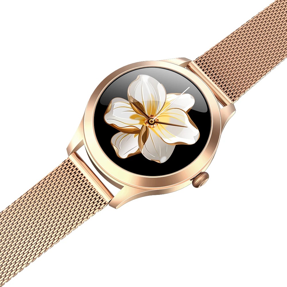 

KW10Pro fashion smart watch ladies rose gold female menstrual reminder sports stainless steel woman health digital watches sport