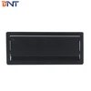 aluminum alloy computer desk square cable hole cap,table wire cable grommet box,rectangular office desk grommet