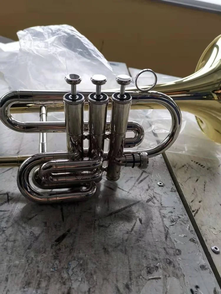 
High Grade Gold lacquer Bb Key Piston Trombone (JTB-400) 