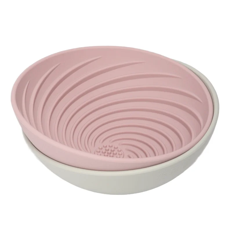 Wholesale Eco Friendly BPA FREE Silicone Dog Feeding Lick Rounded Non-automatic Beautypet Food Bowl