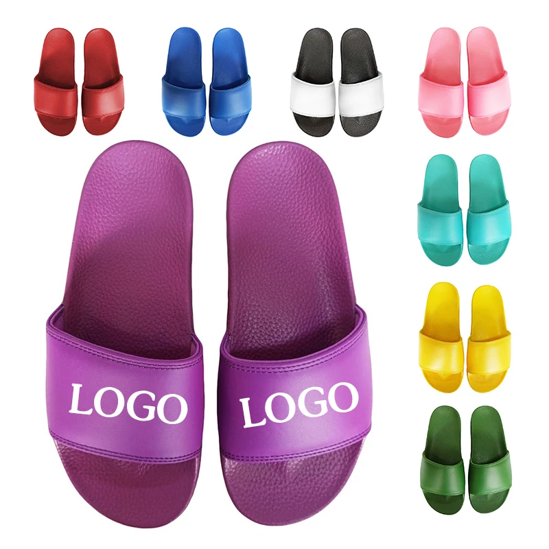 

Wholesale Slippers Custom Logo Slide Sandal Men Slippers Home Slippers, Customzed color