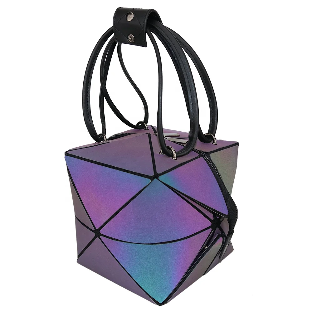 

Reflective Toto Bags Luminous Geometric Women Fashion Handbag