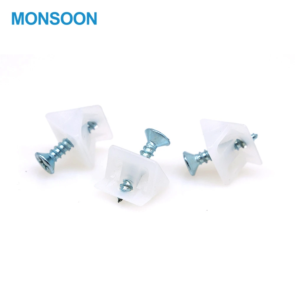 3mm/5mm Furniture Hardware Clear Transparent Wardrobe Plastic Glass