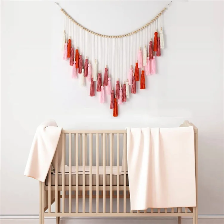 

Large Tassel Wall Hanging Boho Macrame Wall Hanging Wall Decor for Bedroom Living Room and Kitchen, Customized