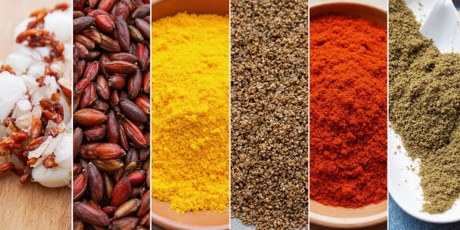 Rare spice comparison chart