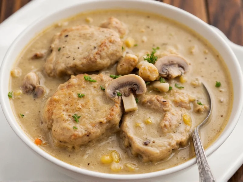 Cream of Mushroom Soup Pork Chops Rice Recipe