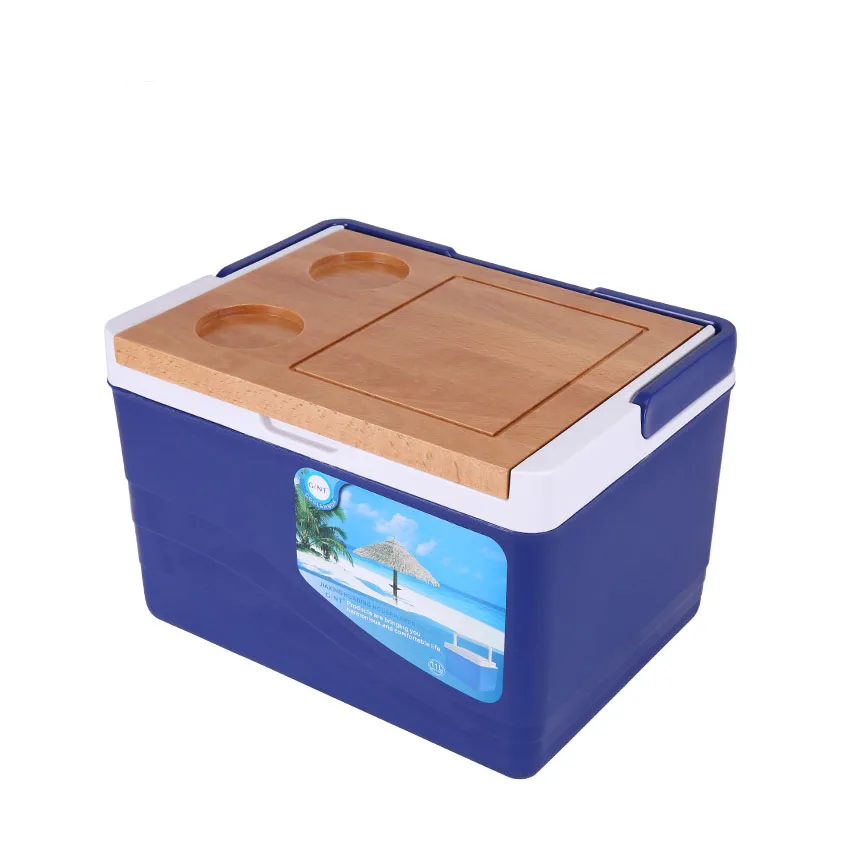 

vaccine hiking medical sample hot sale box ice workmen boxes container cooler drinks cooler wooden lid