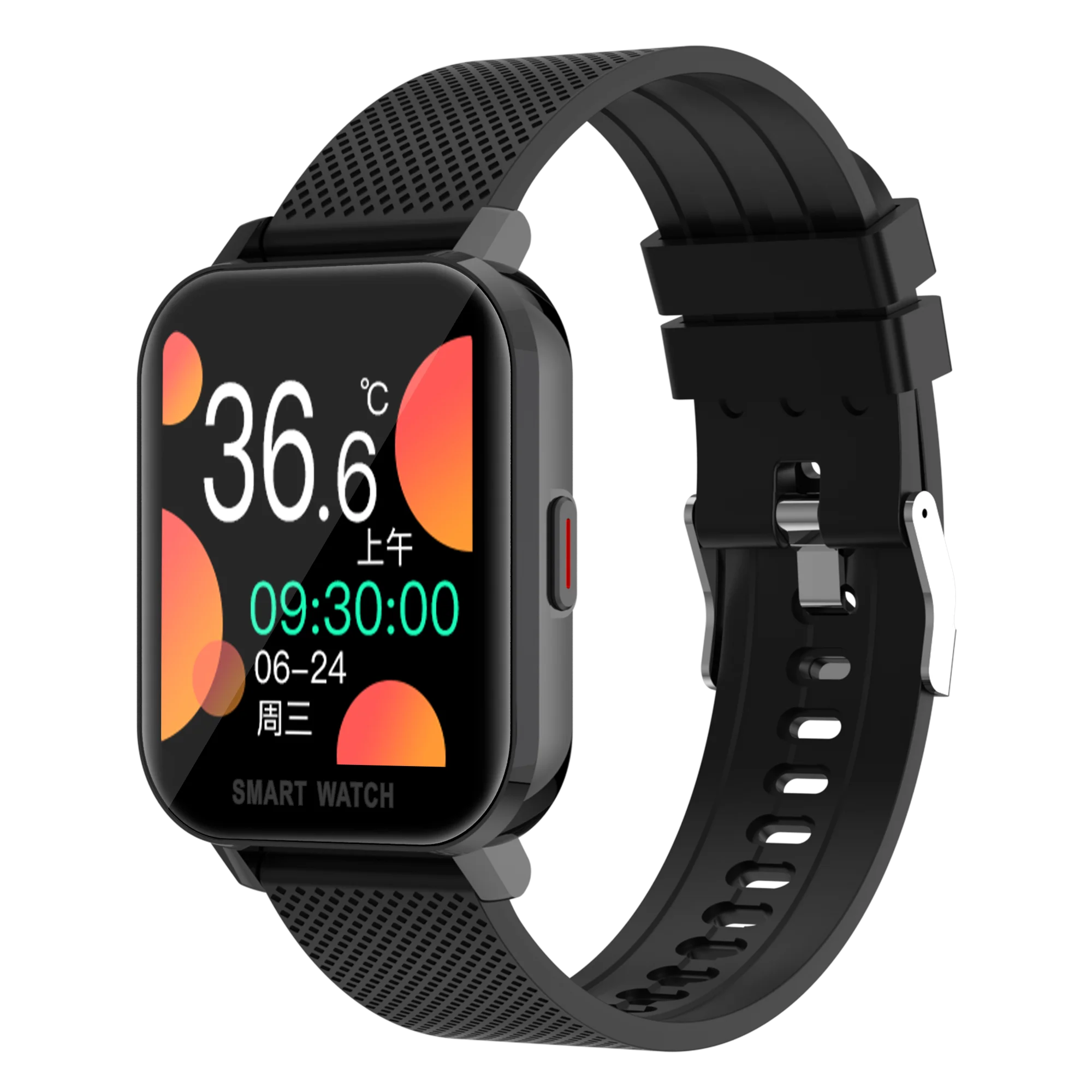 

Message Reminder Heart Rate Monitor Smart Wrist Watch Black MT28 Smart watch