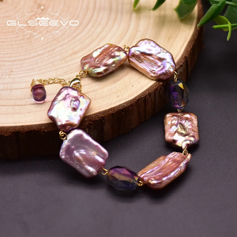 

Natural Colorful Baroque Pearls Adjustable Bracelets For Wedding Women Girls Lovers Original Design Jewelry