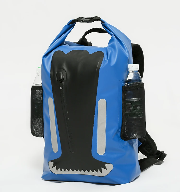 

500D pvc tarpaulin backpack waterproof strong hiking backpack pvc for hiking and swimming