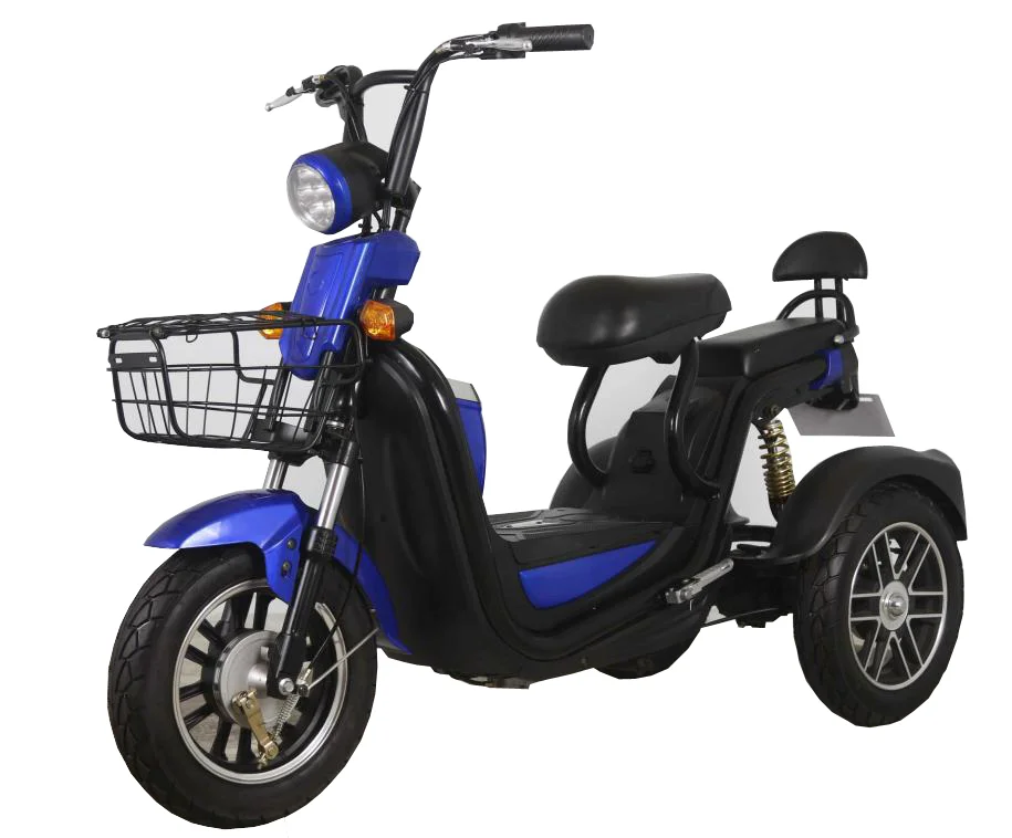 便宜的价格现代双座电动三轮车 moped 500 w off road