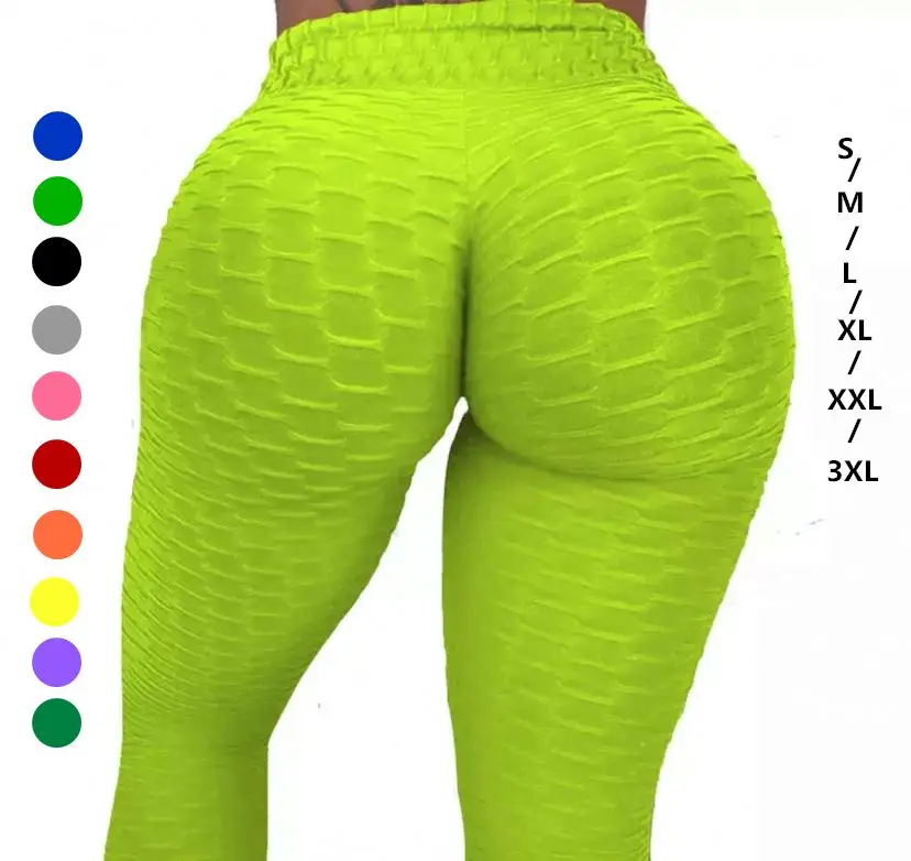 

Hot Selling Fitness Sports Booty Scrunch Tights High Waist Scrunch Butt workout yoga pant Anti Cellulite Leggings, Customized