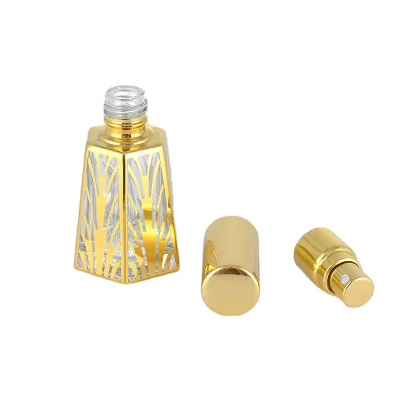 

15ml electroplating high-end portable mist spray perfume sample glass bottle