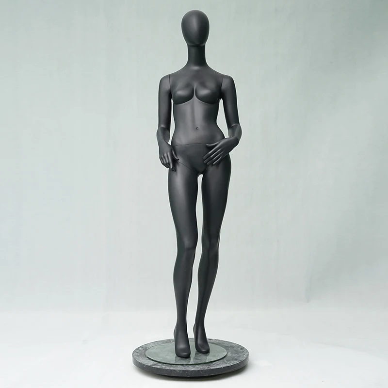 
Fashion pose female mannequin black foam full body mannequin women for clothes display 