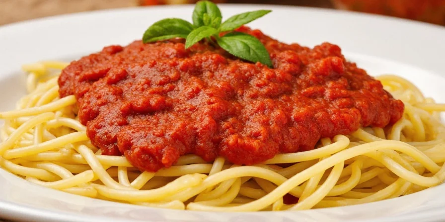Red pepper flakes on a spoon